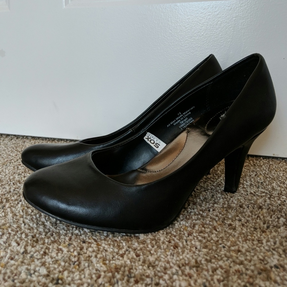 Black heels